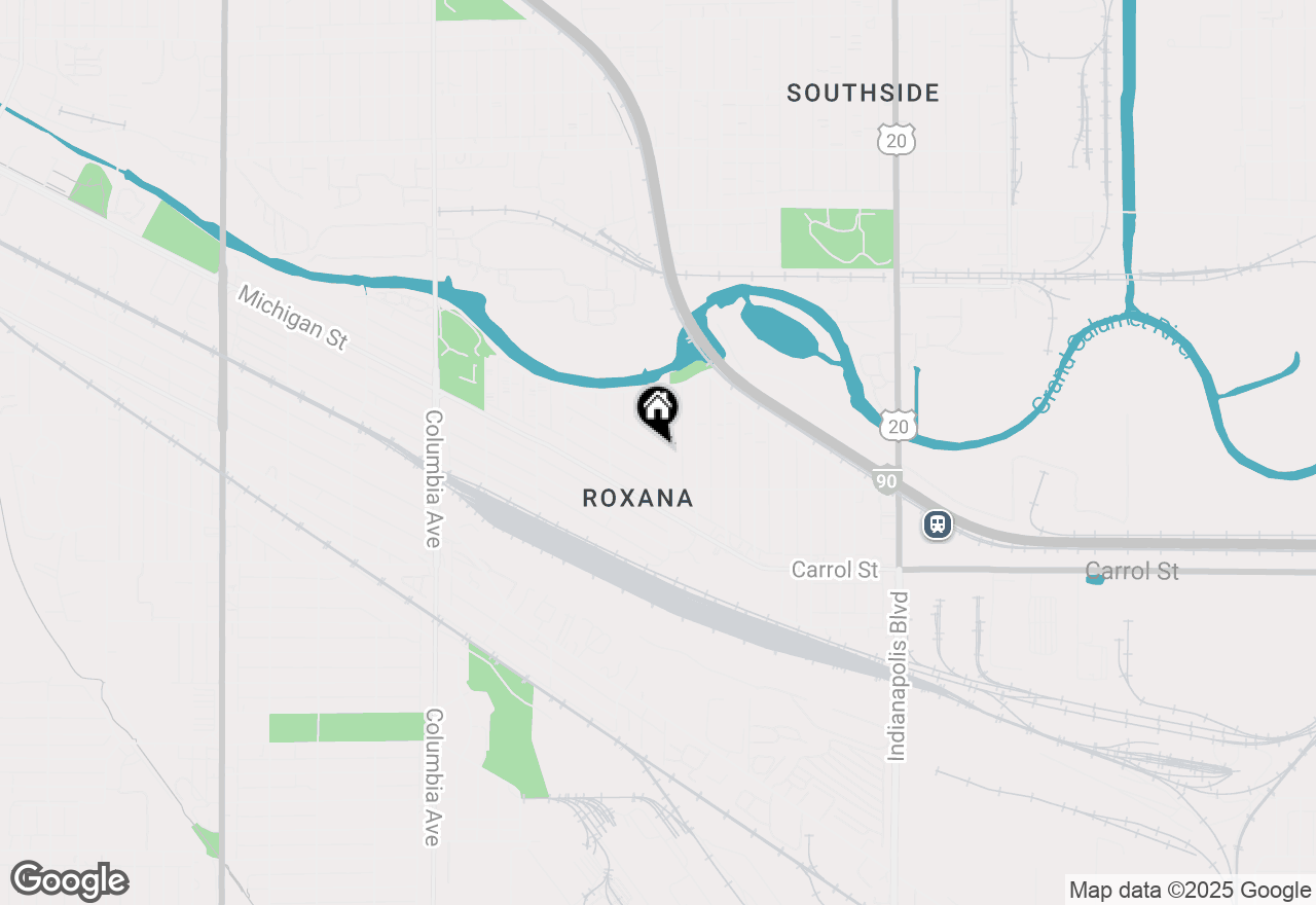 Map of 1556 Atlas Street, Hammond, IN 46320