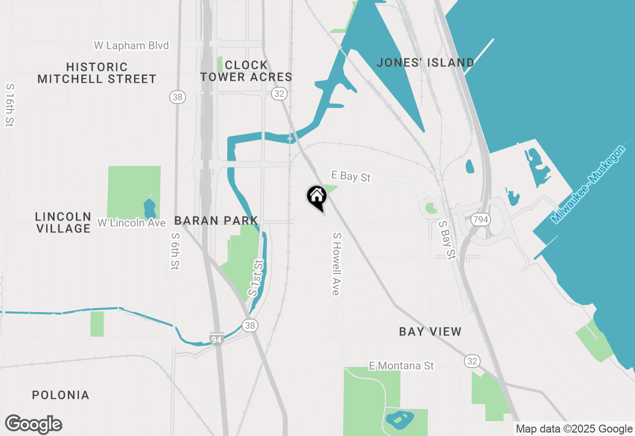 Map of 306 E Lincoln Ave #7, Milwaukee, WI 53207