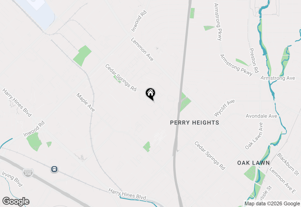 Map of 4859 Cedar Springs Road #128, Dallas, TX 75219