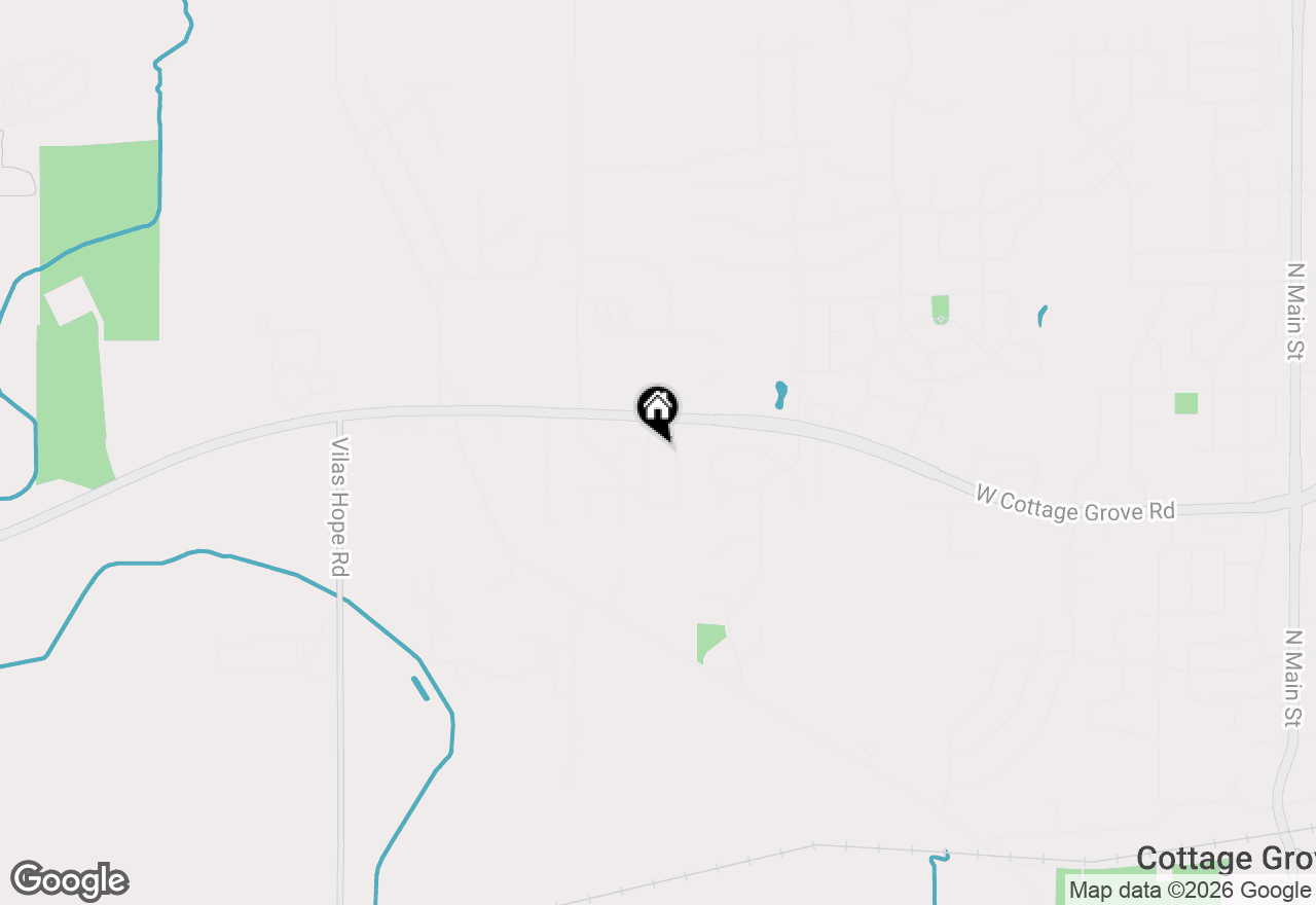 Map of 542 Shady Street, Cottage Grove, WI 53527