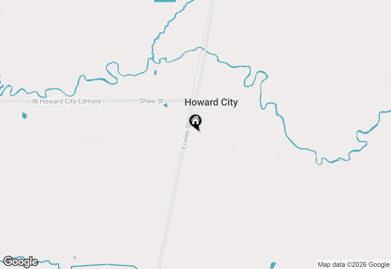 Map of 420 Pine Street, Howard City, MI 49329