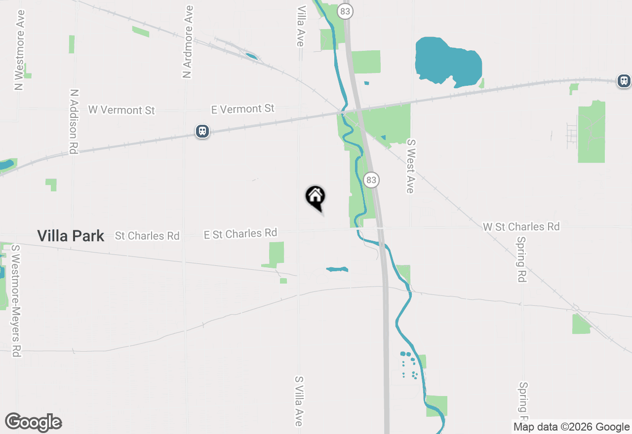 Map of 289 S Pick Avenue, Elmhurst, IL 60126