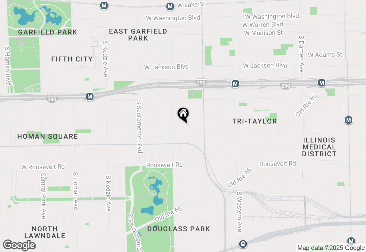 Map of 2719 W Polk Street, Chicago, IL 60612