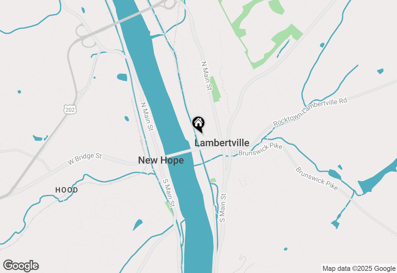 Map of 7 Coryell Street, Lambertville, NJ 08530