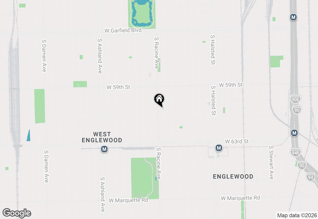 Map of 6037 S Racine Avenue, Chicago, IL 60636