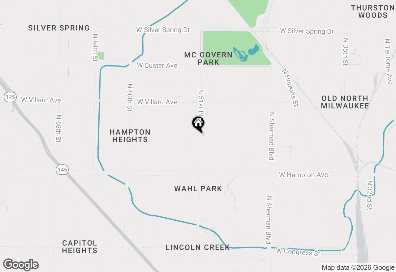 Map of 5003 N 51st Blvd, Milwaukee, WI 53218