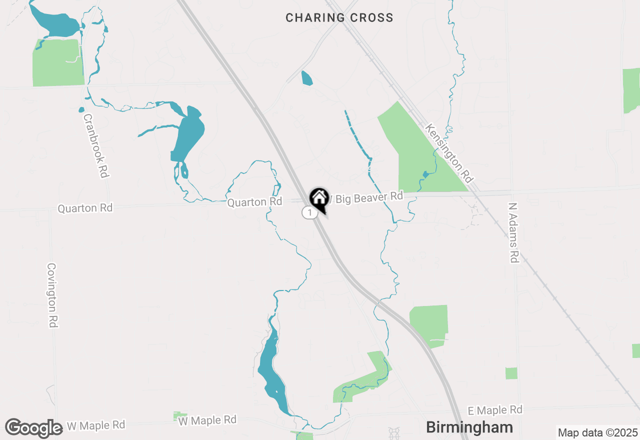 Map of 36880 Woodward Avenue #101, Bloomfield Hills, MI 48304