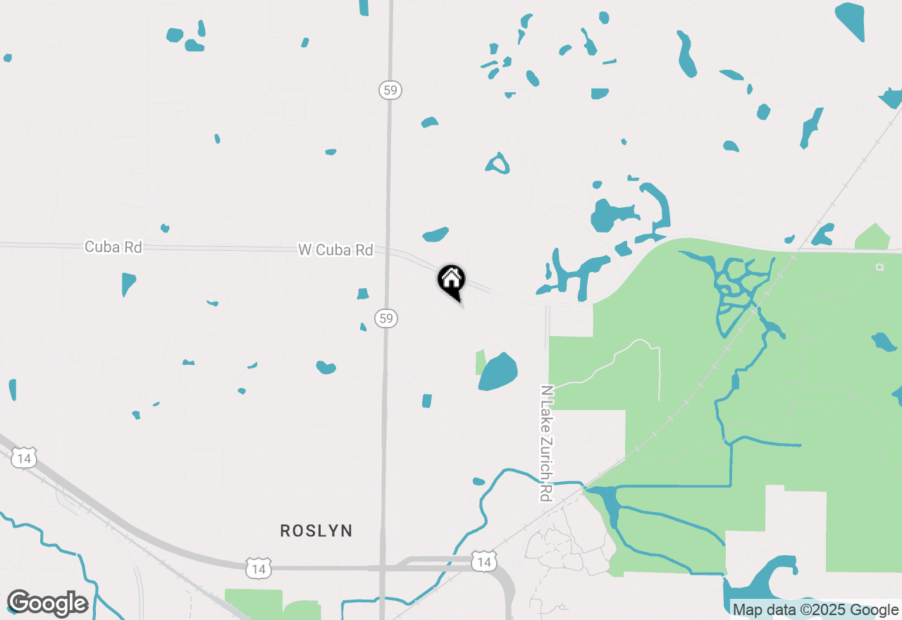 Map of 21301 N Woodland Avenue, Barrington, IL 60010