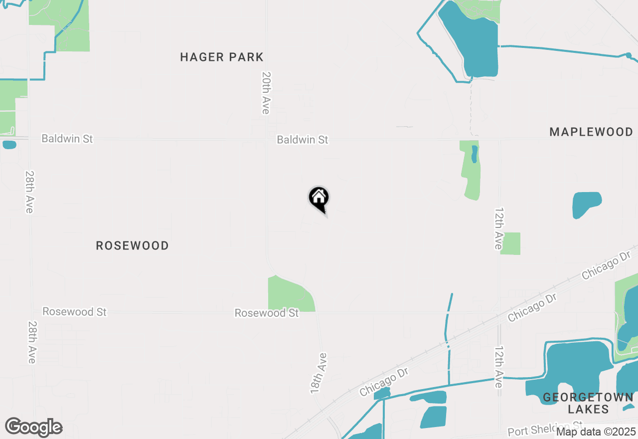 Map of 7354 Pine Grove Drive, Jenison, MI 49428