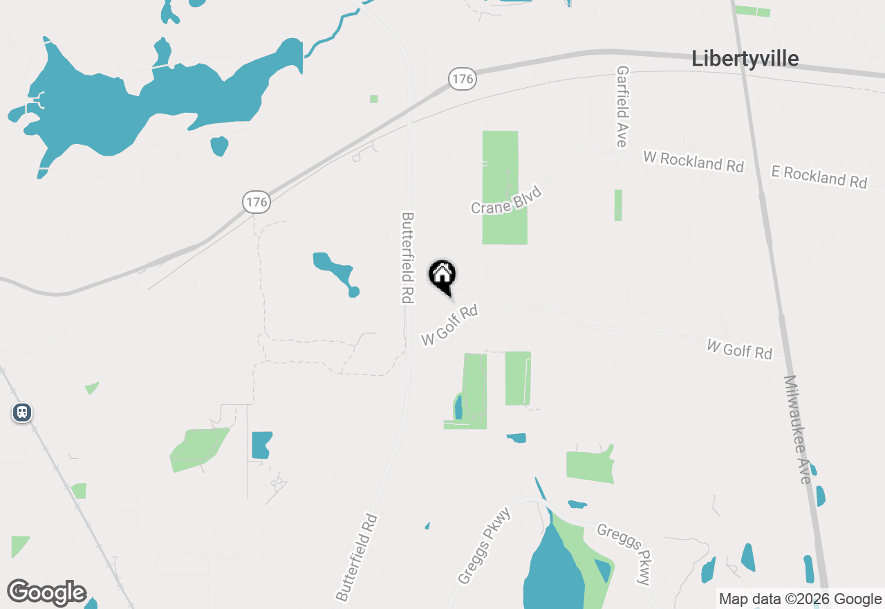 Map of 918 Bedford Lane, Libertyville, IL 60048