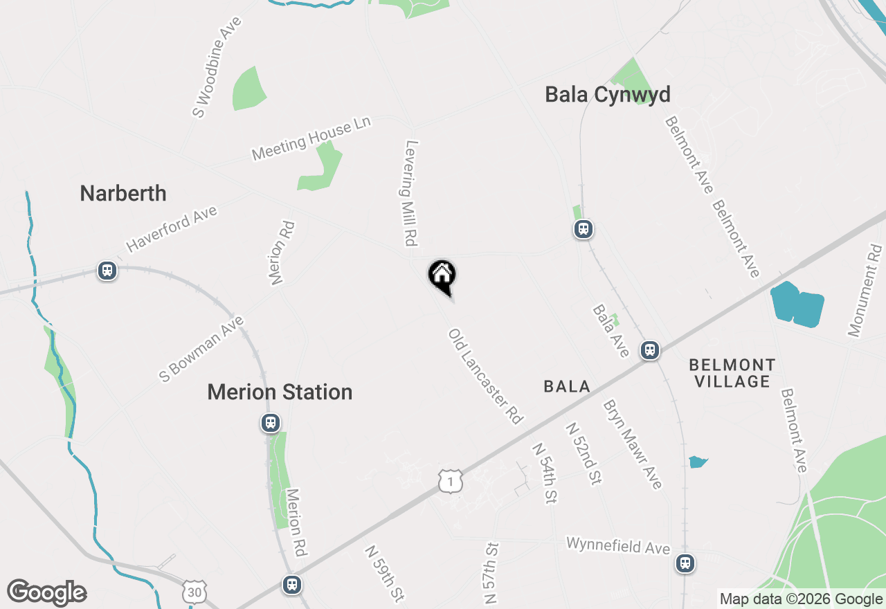 Map of 187 Summit Lane, Bala Cynwyd, PA 19004
