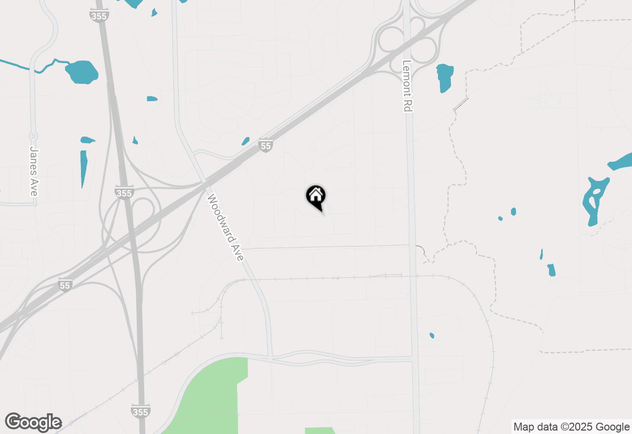 Map of 12193 Curragh Meadow Way, Lemont, IL 60439