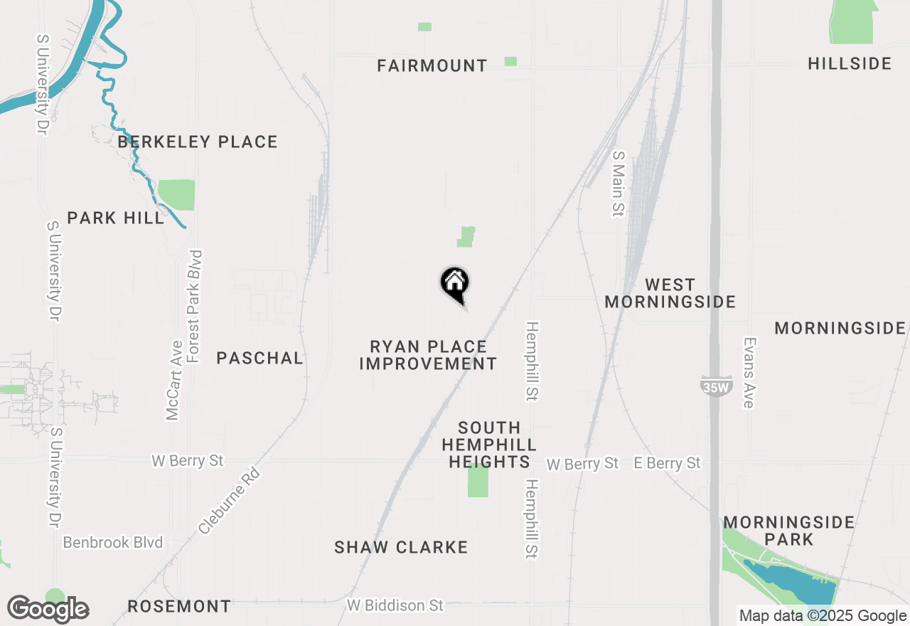 Map of 2619 S Adams Street #A, Fort Worth, TX 76110