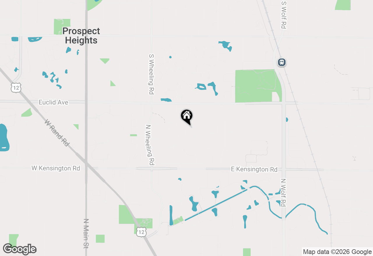 Map of 1111 N Greenfield Lane, Mount Prospect, IL 60056