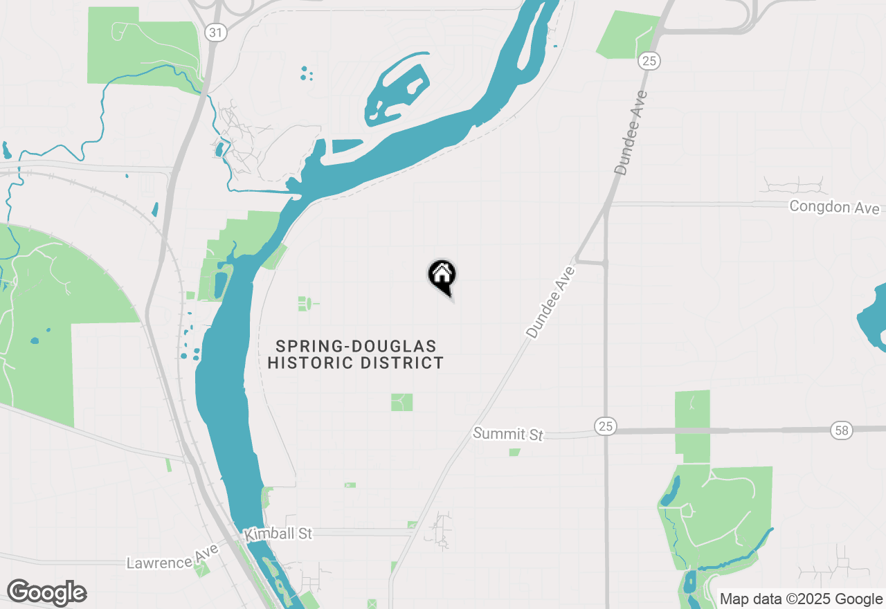 Map of 825 Saint John Street, Elgin, IL 60120