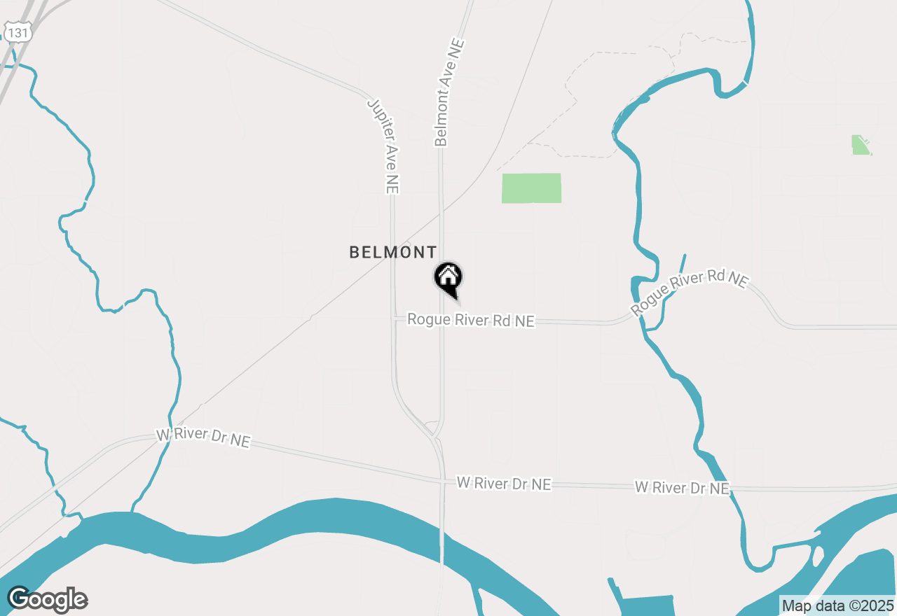 Map of 6026 Belmont Avenue Ne, Belmont, MI 49306