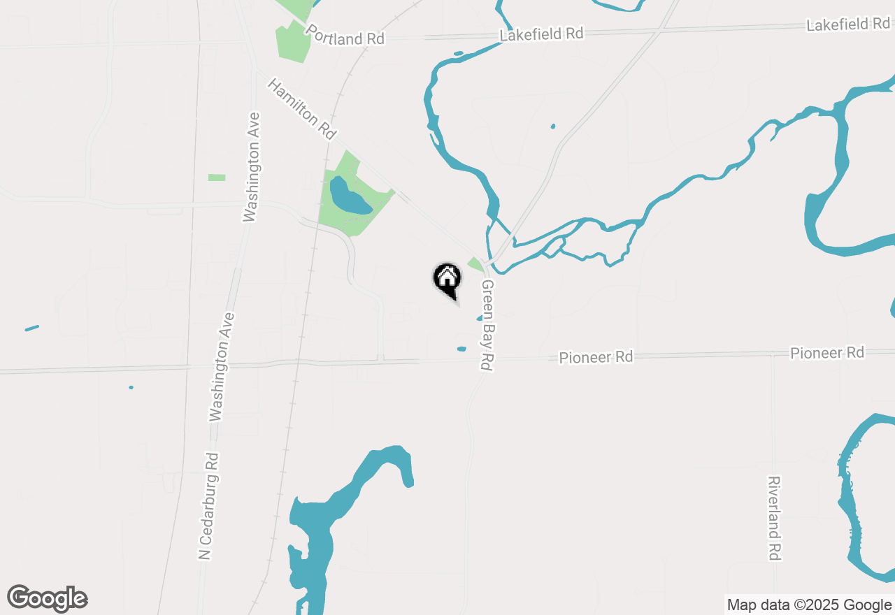 Map of N17W5189 Garfield Cir, Cedarburg, WI 53012