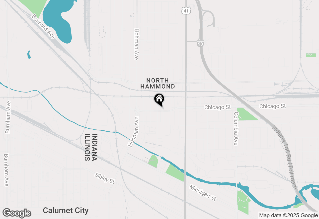 Map of 4643-45 Johnson Avenue, Hammond, IN 46327