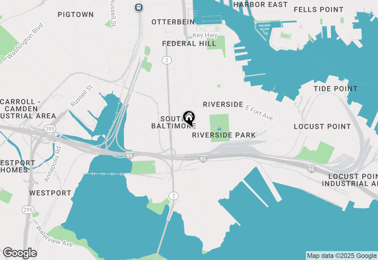 Map of 1718 Marshall Street, Baltimore, MD 21230