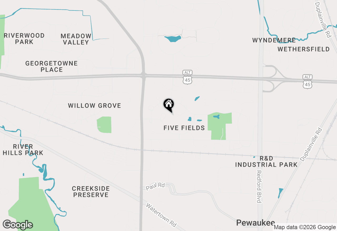 Map of W238N3240 High Meadow Ct, Pewaukee, WI 53072