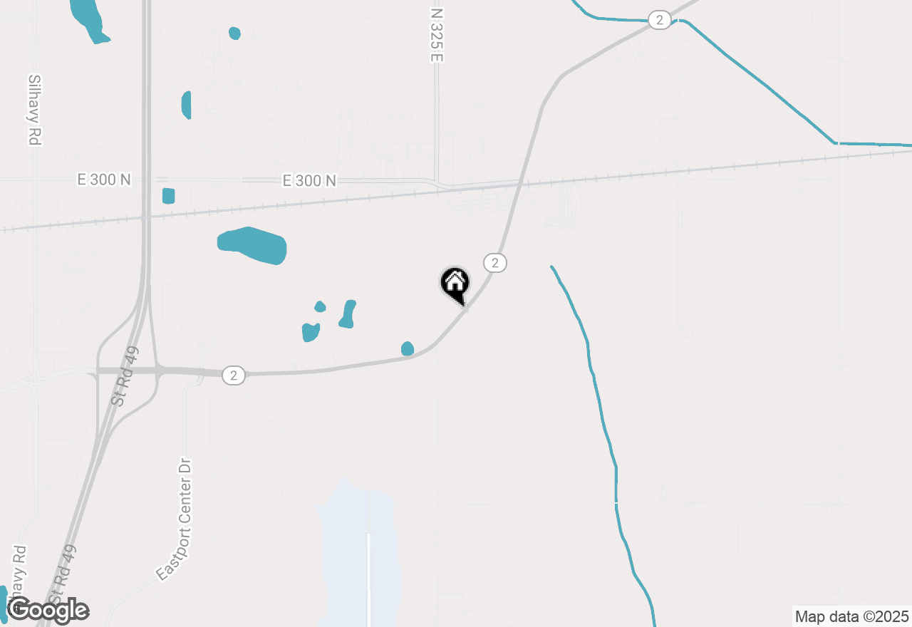 Map of 258 N St Rd 2, Valparaiso, IN 46383