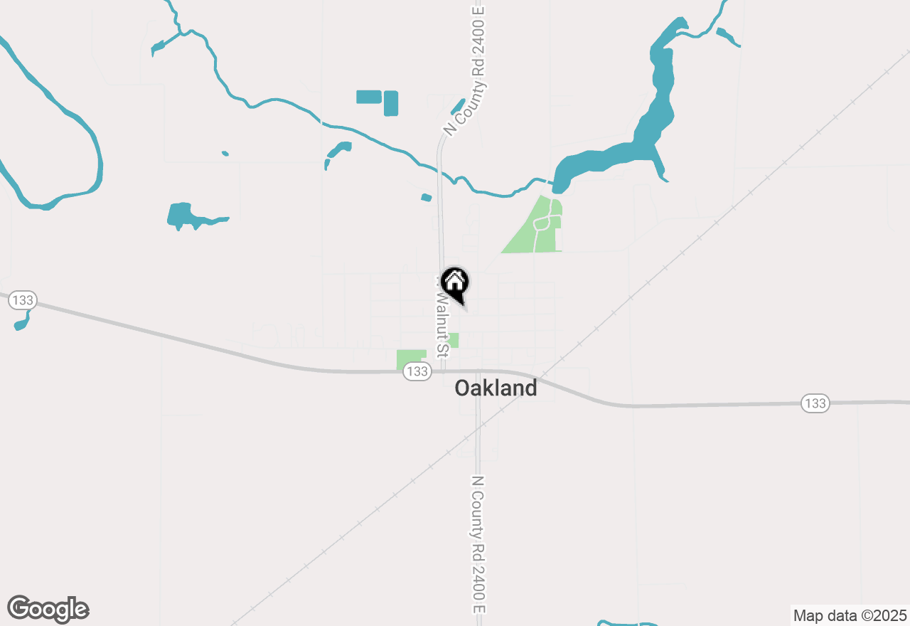 Map of 203 N Pike Street, Oakland, IL 61943