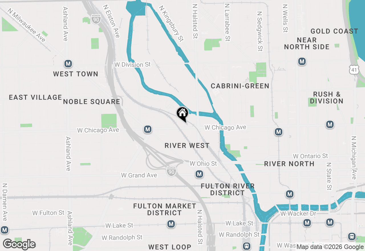 Map of 806 N Peoria Street, Chicago, IL 60642