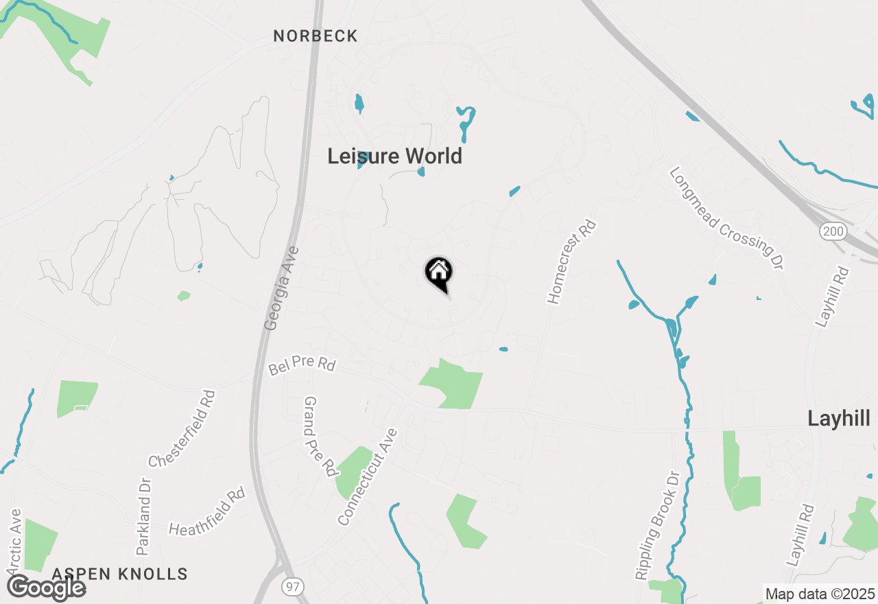 Map of 3445 S Leisure World Boulevard #87-2C, Silver Spring, MD 20906