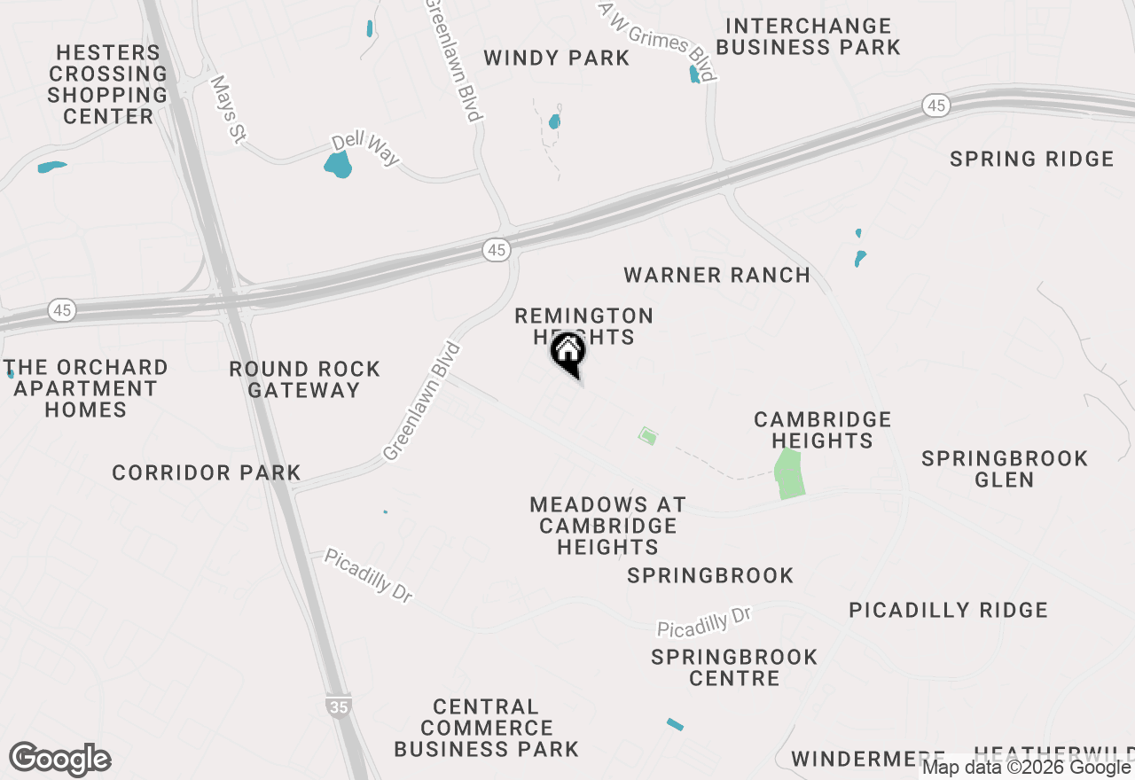 Map of 2205 Cento Walk, Round Rock, TX 78664