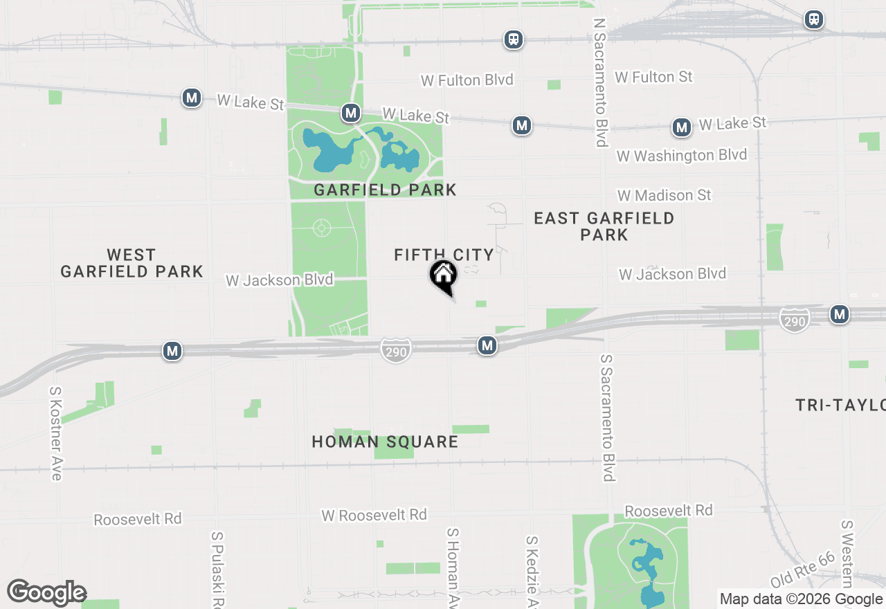 Map of 340 S Homan Street, Chicago, IL 60624