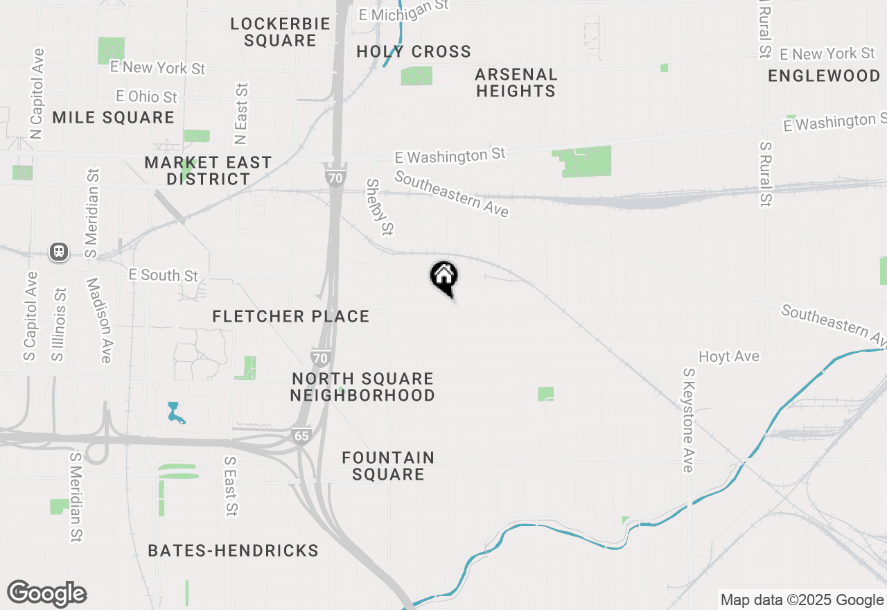 Map of 1315 Colere Place, Indianapolis, IN 46203