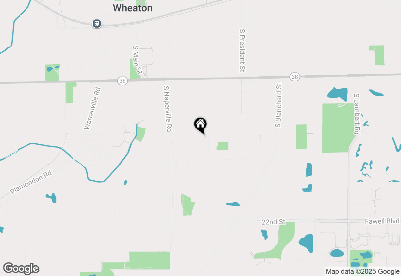 Map of 1310 S Sumner Street, Wheaton, IL 60187