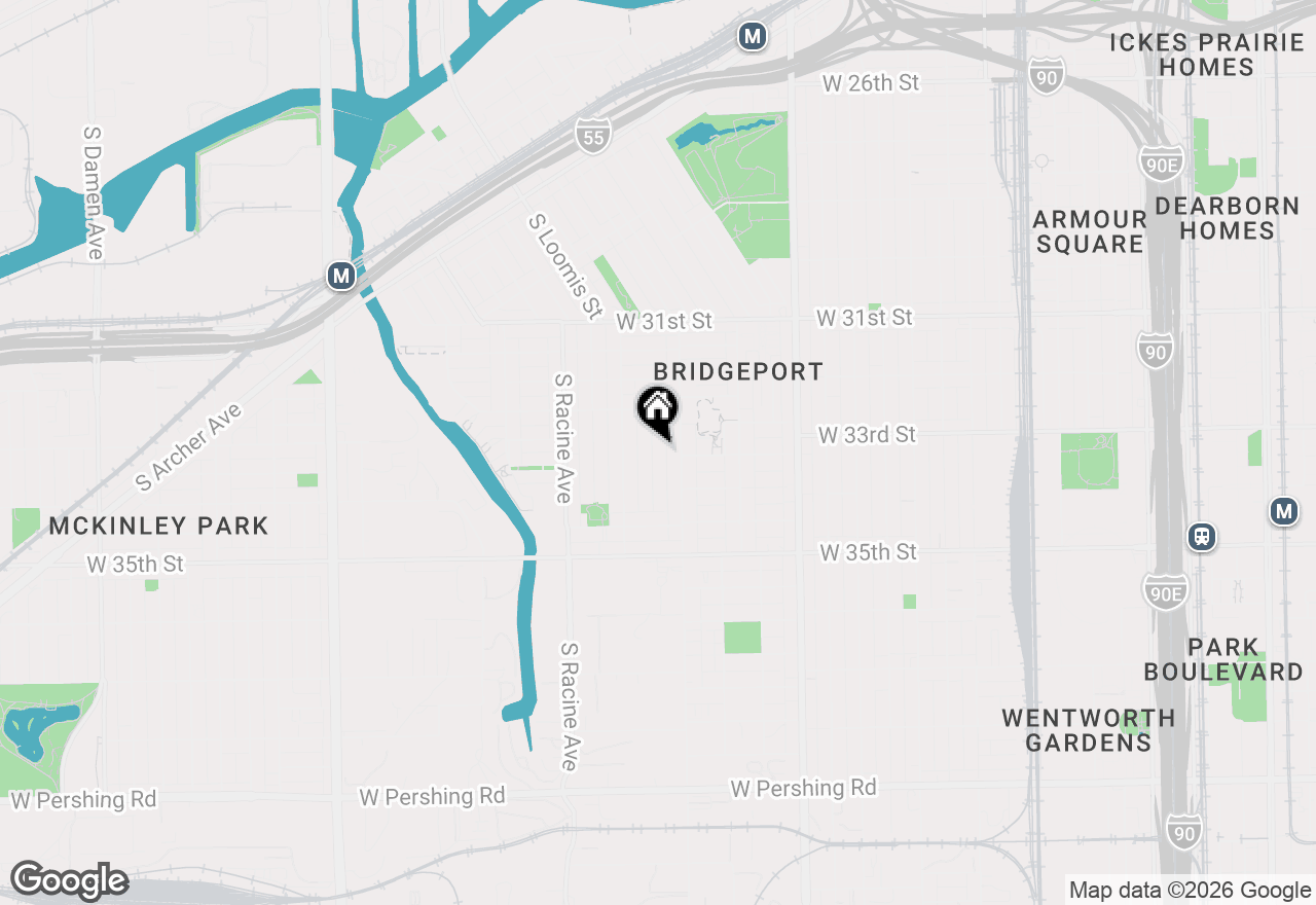 Map of 3313 S Carpenter Street, Chicago, IL 60608