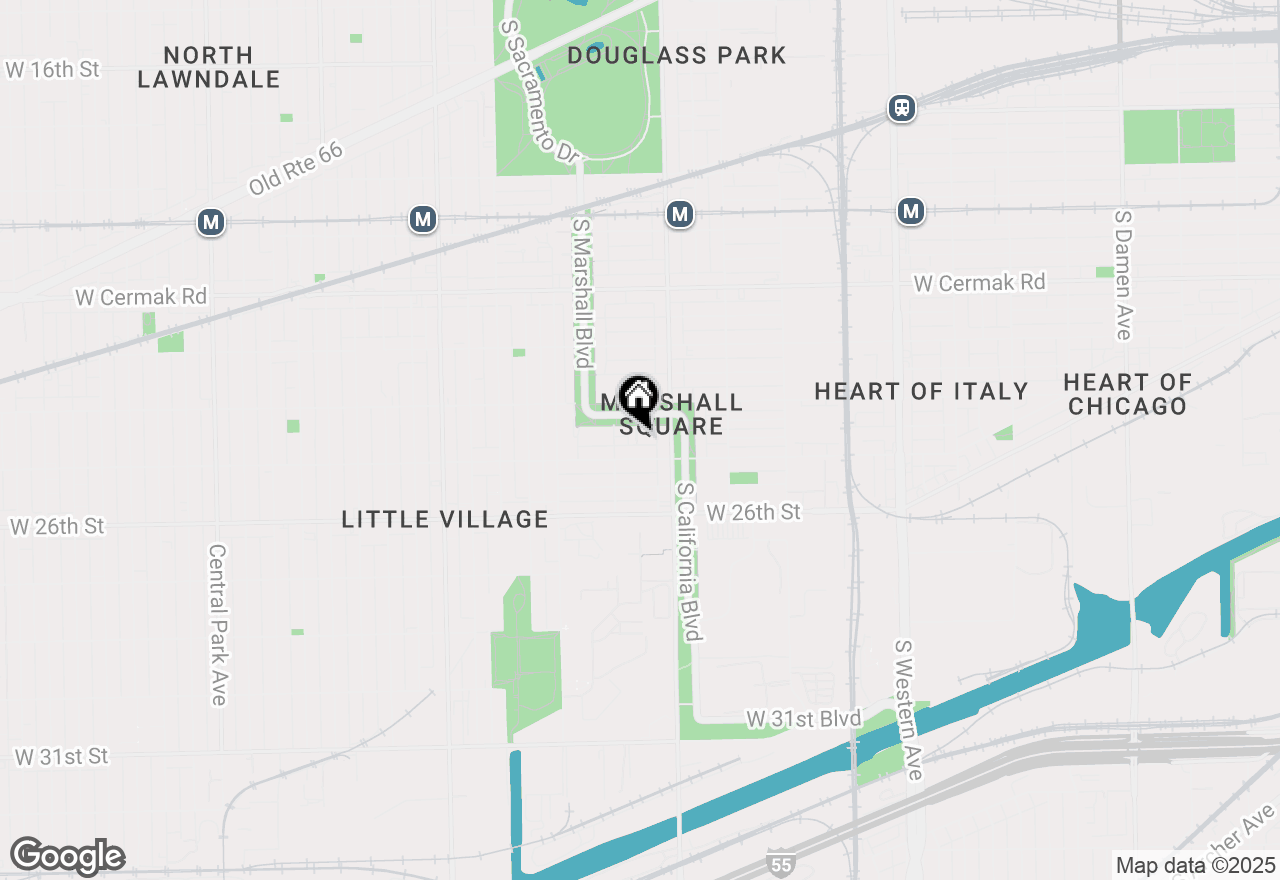 Map of 2835-37 W 24th Boulevard, Chicago, IL 60623