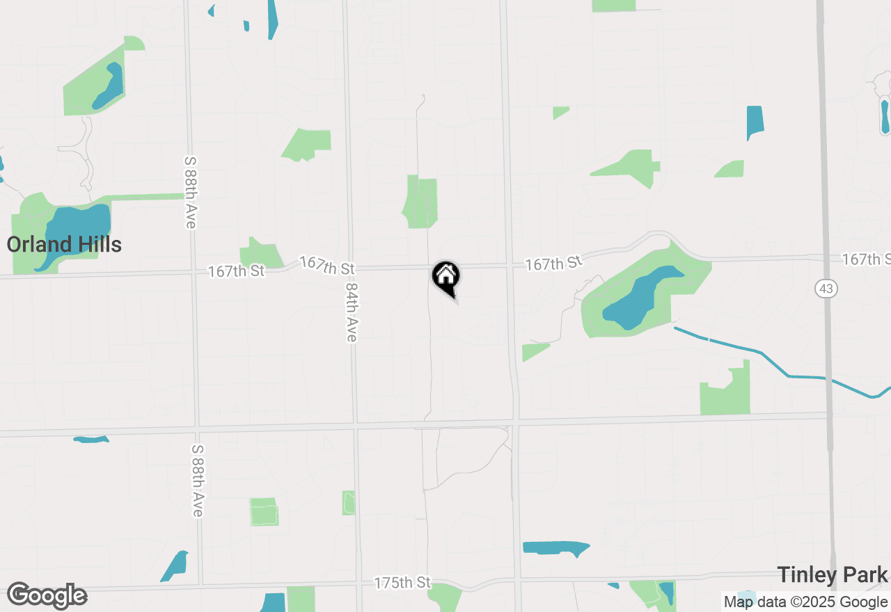 Map of 16806 82nd Avenue #3S, Tinley Park, IL 60477