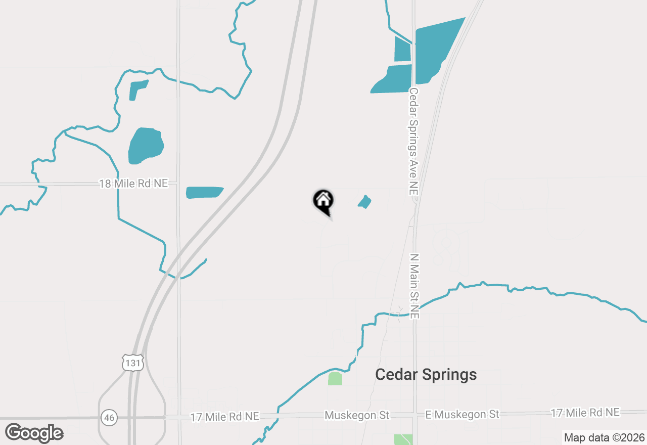Map of 301 Wagonwheel Court Ne, Cedar Springs, MI 49319