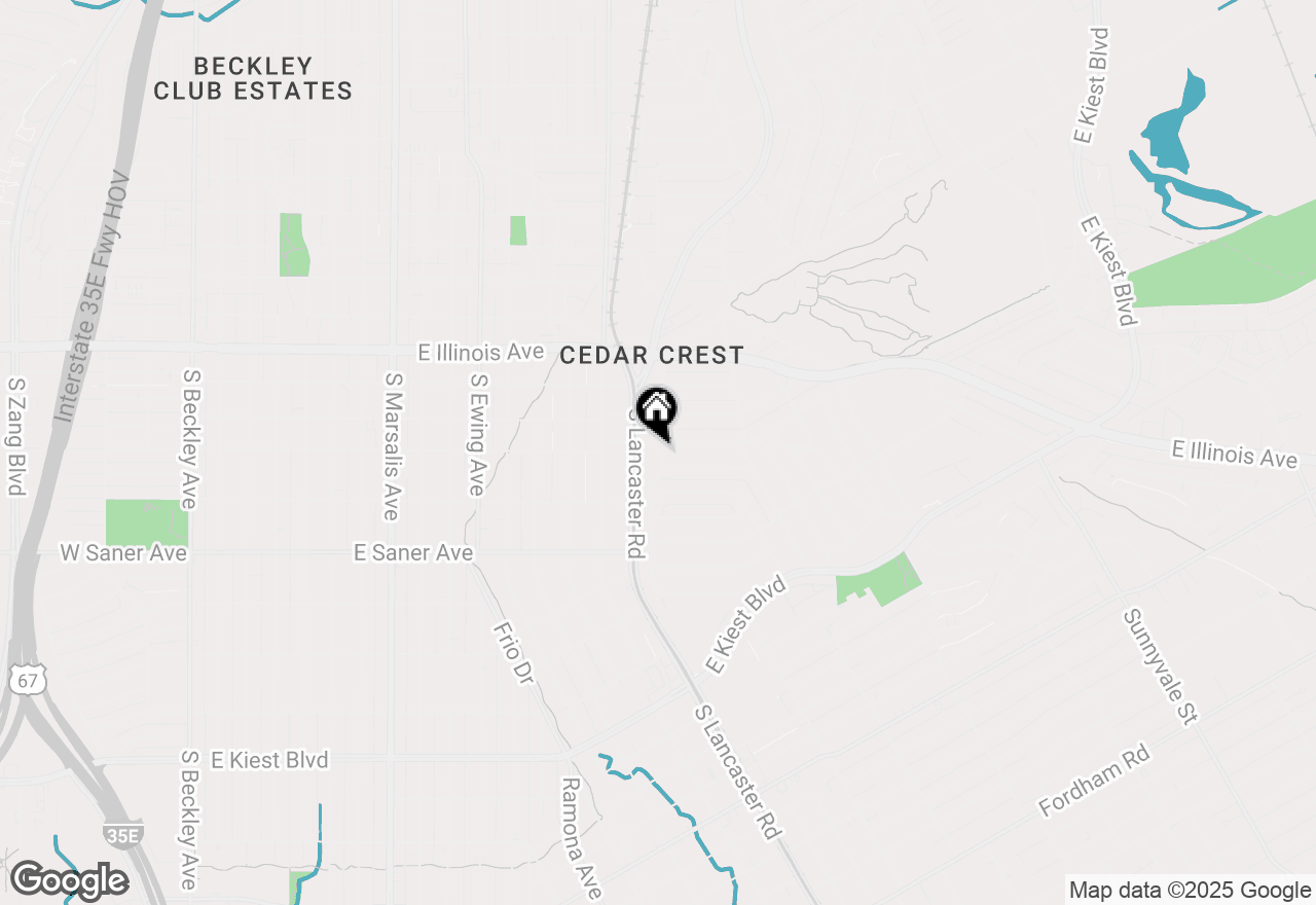 Map of 2607 Crest Avenue, Dallas, TX 75216