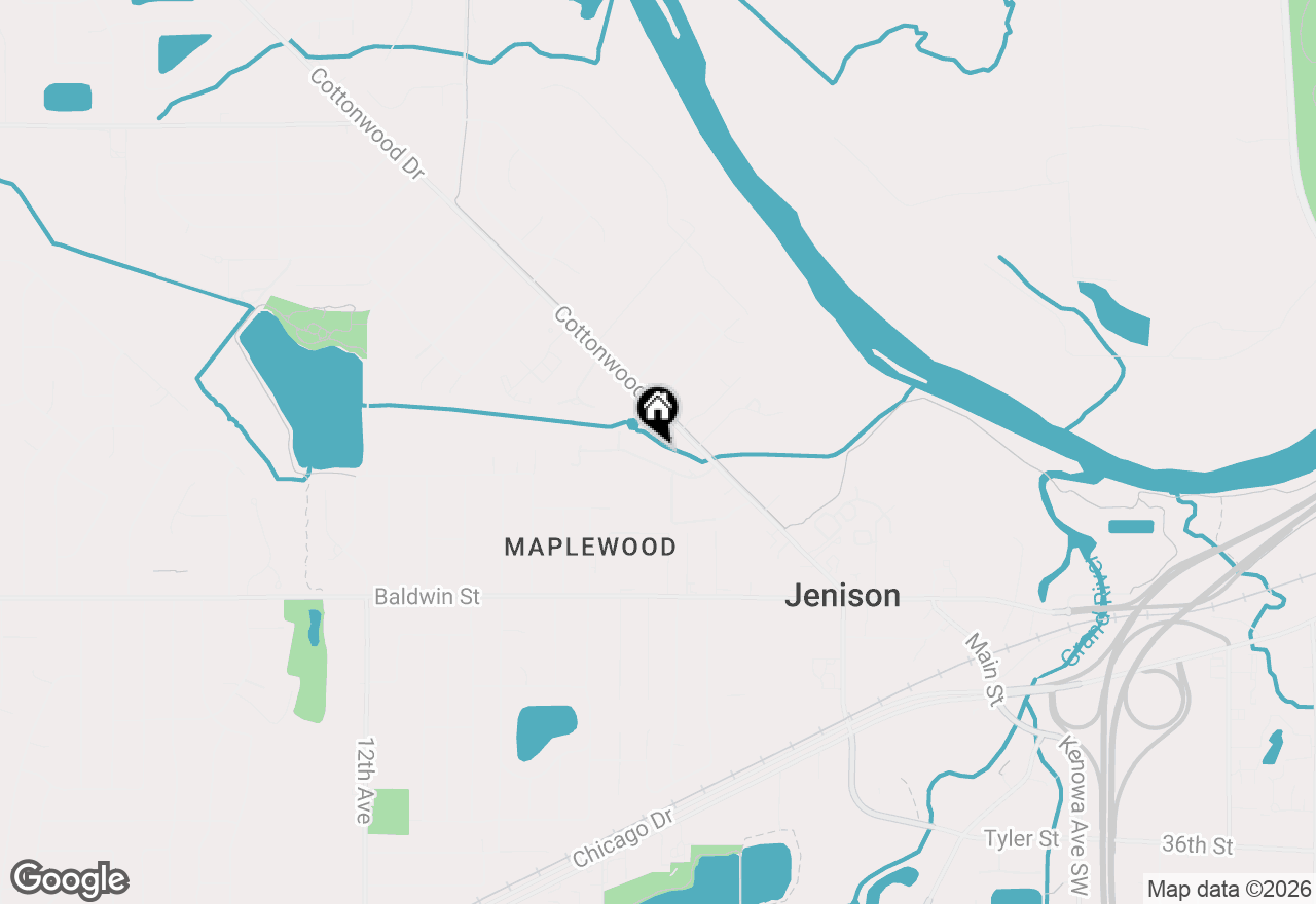 Map of 929 Village Lane #140, Jenison, MI 49428