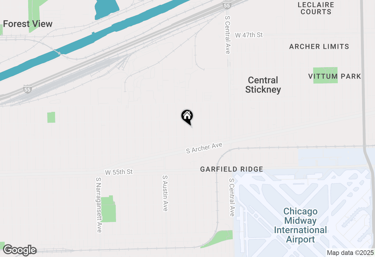 Map of 5230 S Monitor Avenue, Chicago, IL 60638