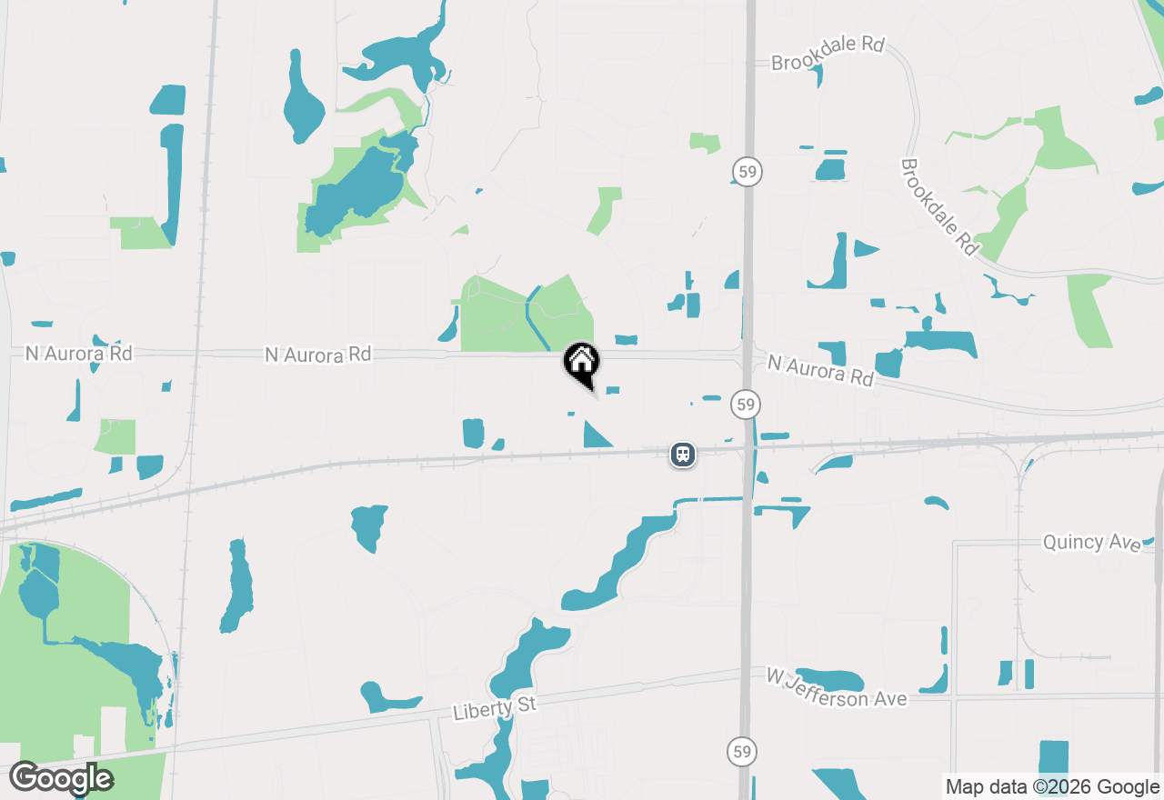 Map of 2044 Iron Ridge Lane, Naperville, IL 60563