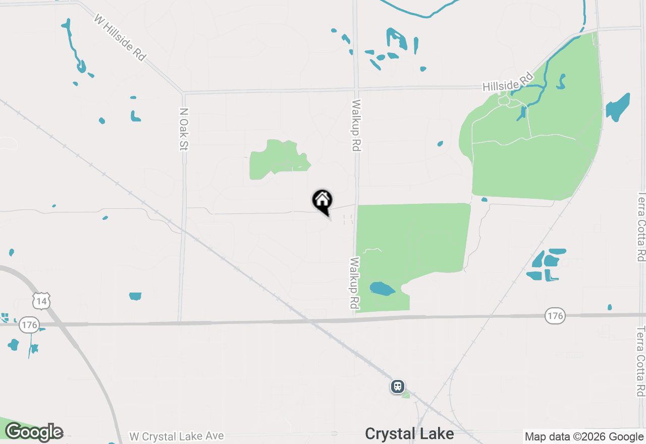 Map of 447 Talismon Court, Crystal Lake, IL 60012
