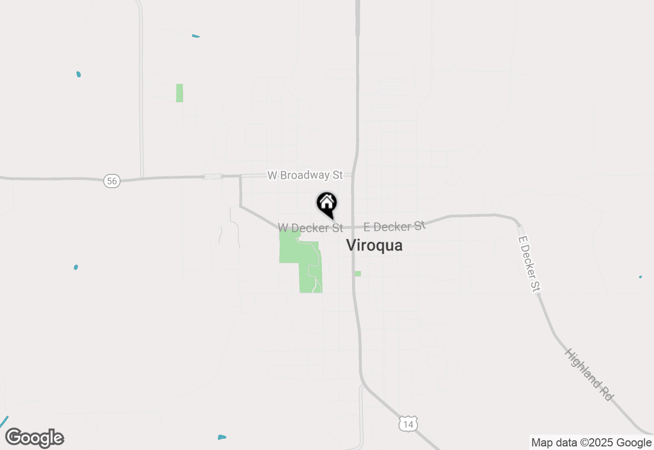 Map of 222 W Decker St, Viroqua, WI 54665