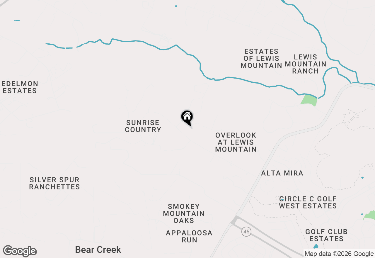 Map of 9008 Zyle Rd, Austin, TX 78737