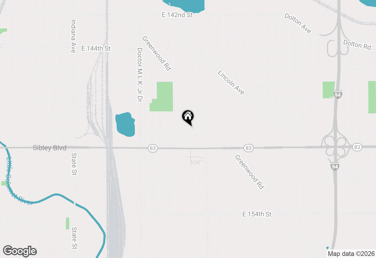 Map of 14840 Langley Avenue, Dolton, IL 60419