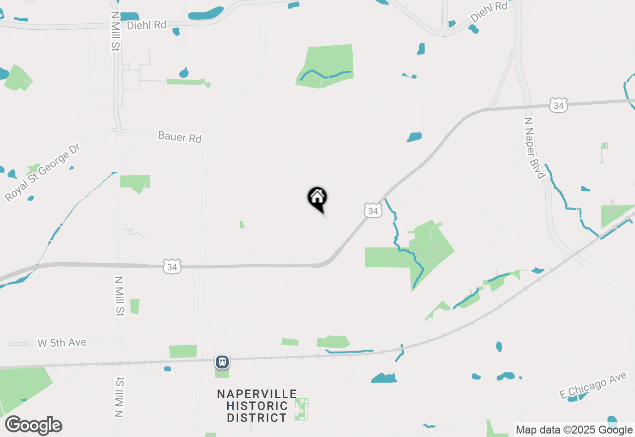 Map of 5s560 Columbia Street, Naperville, IL 60563