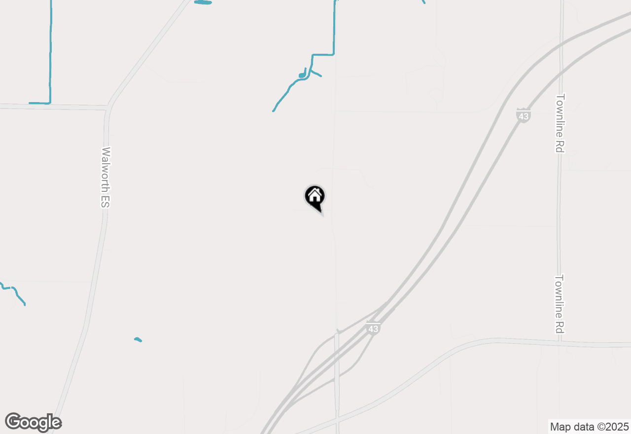 Map of N7321 Bowers Rd, Elkhorn, WI 53121