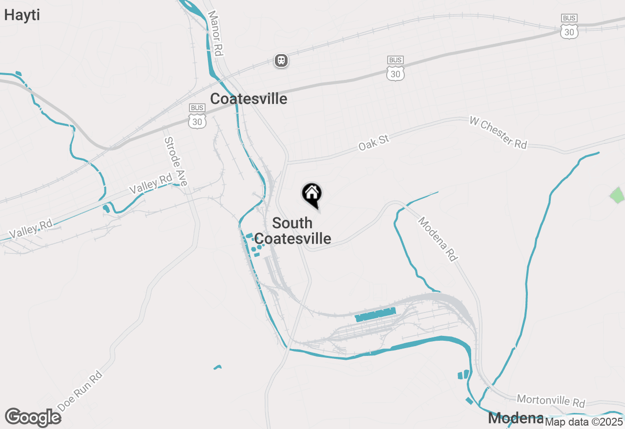 Map of 18 Montclair Avenue, Coatesville, PA 19320
