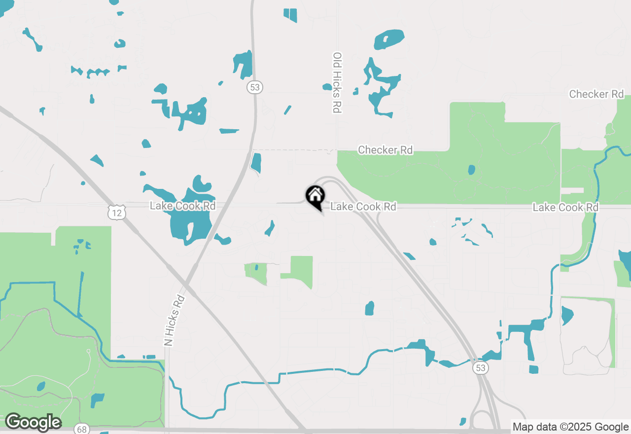 Map of 906 E Kings Row Avenue #1, Palatine, IL 60074