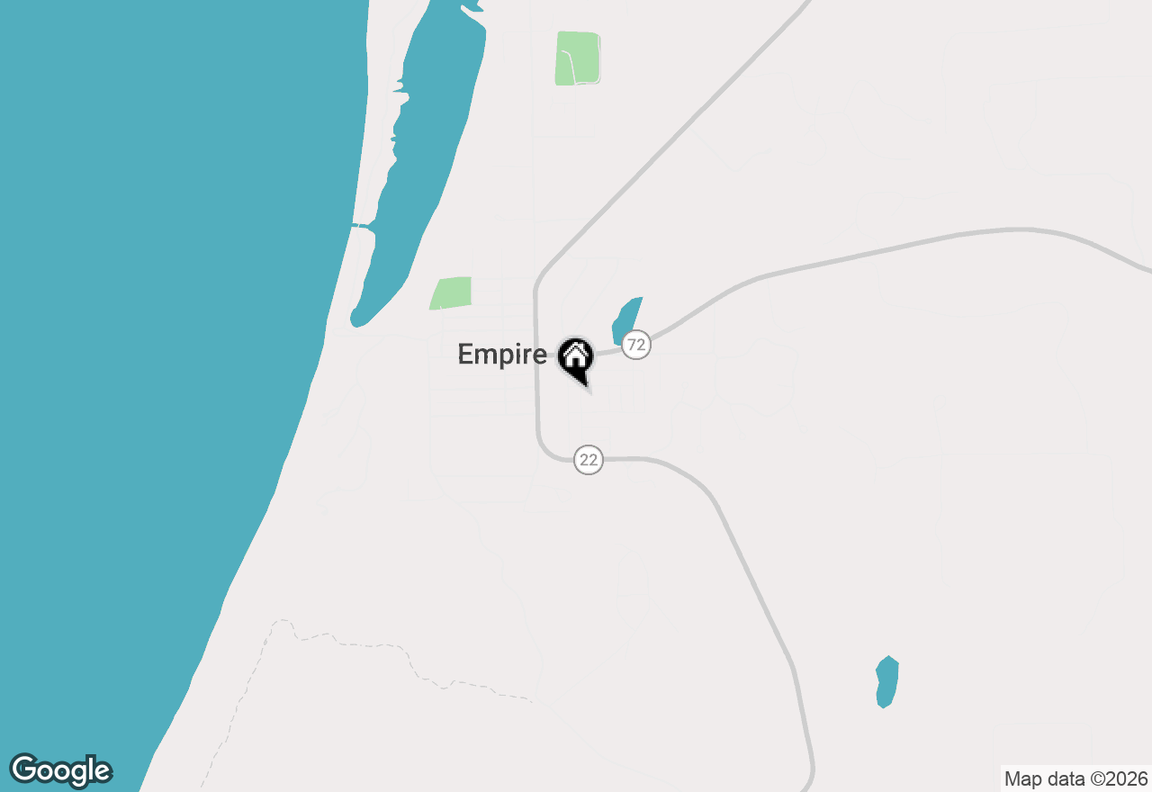 Map of 11868 S Ontario Street, Empire, MI 49630