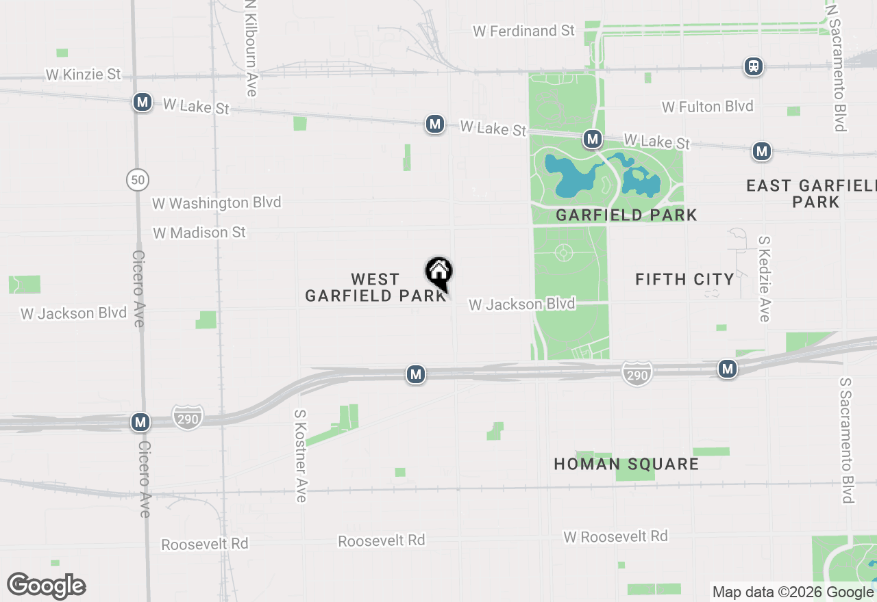 Map of 4022 W Jackson Boulevard, Chicago, IL 60624